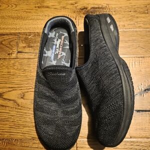 Skechers Women's Black Knit Mules